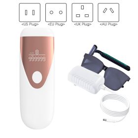 Bikinis IPL Hair Removal LCD Display Perm (Option: White-No box-US)