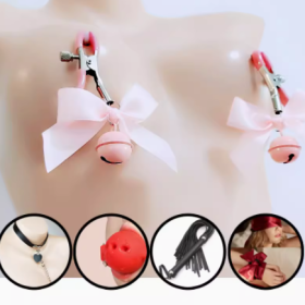 Nipple Clamps Punish The Nipple By Stimulating The Clitoris Bells (Option: G)