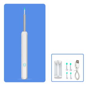 Fashion Personality HD Smart Visual Earpick (Option: NE3 White-USB)